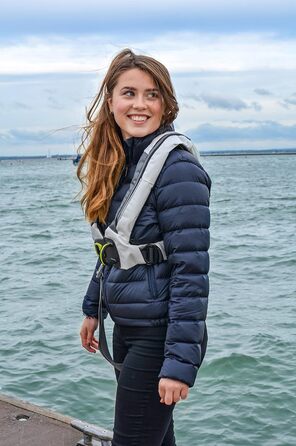 Рятувальний жилет Spinlock Deckvest 6D 170N з HRS-системою, білий