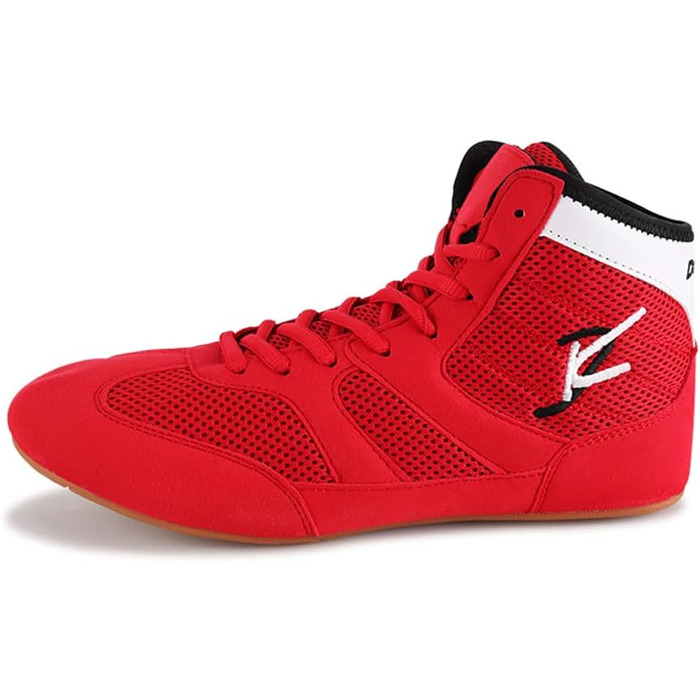 Кросівки для боротьби, боксерські кросівки, гумова підошва, для чоловіків, жінок та дітей, дитячі (42 EU, червоні)