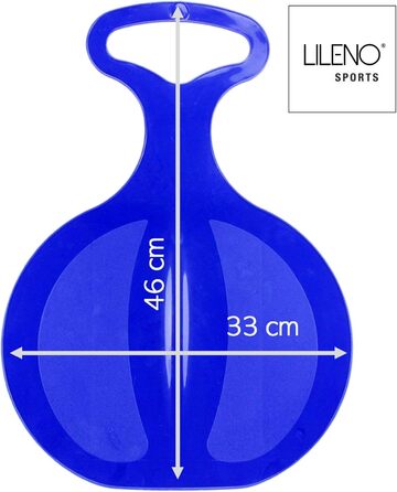 LILENO SPORTS дитячий сніговий попорутчер для катання, пластиковий санний диск для всієї родини, набір з 4 різнокольорових санок для дітей та дорослих