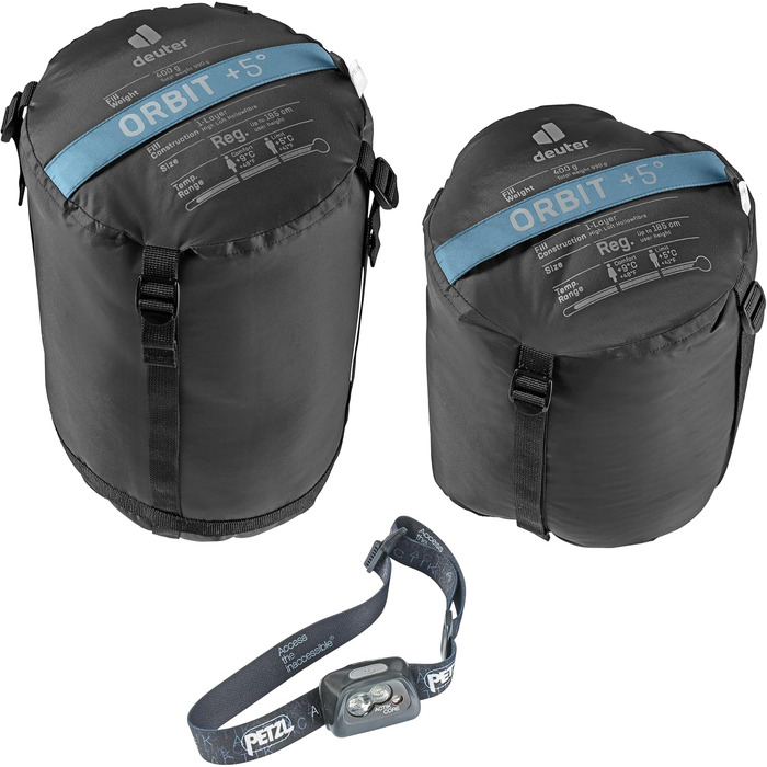 Спальний мішок Deuter Orbit +5°C синтетичний лівий блискавка Atlantic-Ink