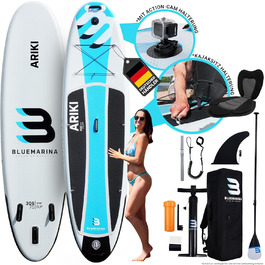 Дошка для SUP Ariki Bluemarina | 5 років гарантії - SUP дошка, Stand Up Paddle, дошка для серфінгу | 305x76x15cm, 325x86x15cm