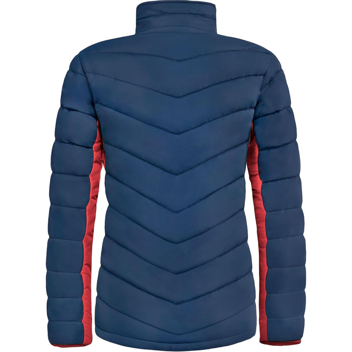 Жіноча куртка Nebuus GRAFFITY: тепла, практична та універсальна для осені та зими (S, темно-синій/червоний)