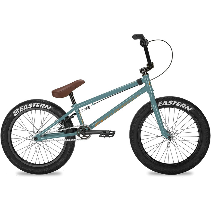 BMX велосипед Eastern Bikes Nightwasp 20 дюймів, легка хромолева рама, кермо, морський зелений