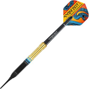 Дротики RED DRAGON Peter Wright Snakebite Brass Softip 20 г, набір для дартсу