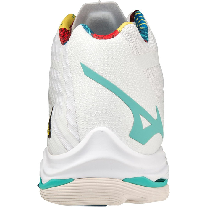 Волейбольне взуття Mizuno Wave Lightning Z7 Mid - унісекс, біло-блакитне, 50 EU