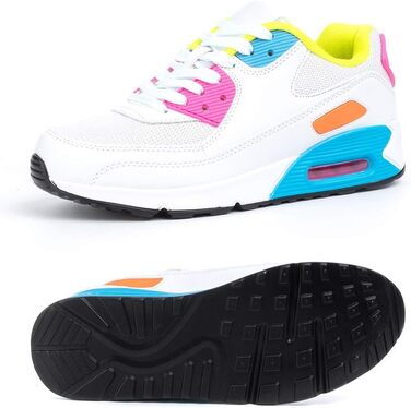 Кросівки для бігу Hitmars для чоловіків та жінок, зручні, легкі, з повітряною подушкою, чорно-зелені, розміри EU36-EU47