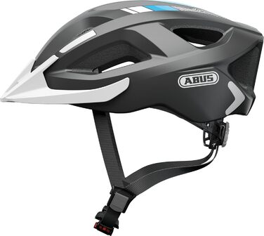 Велосипедний шолом ABUS Aduro 2.0 з підсвіткою для міста, у спортивному дизайні, універсальний для чоловіків та жінок