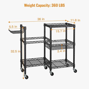 Організатор для домашнього спортзалу FUTASSI: полиця для йогаматів, гантелей та роликів, чорний