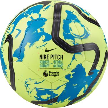Футбольний м'яч Nike Pitch FA23, розмір 5, жовто-блакитний