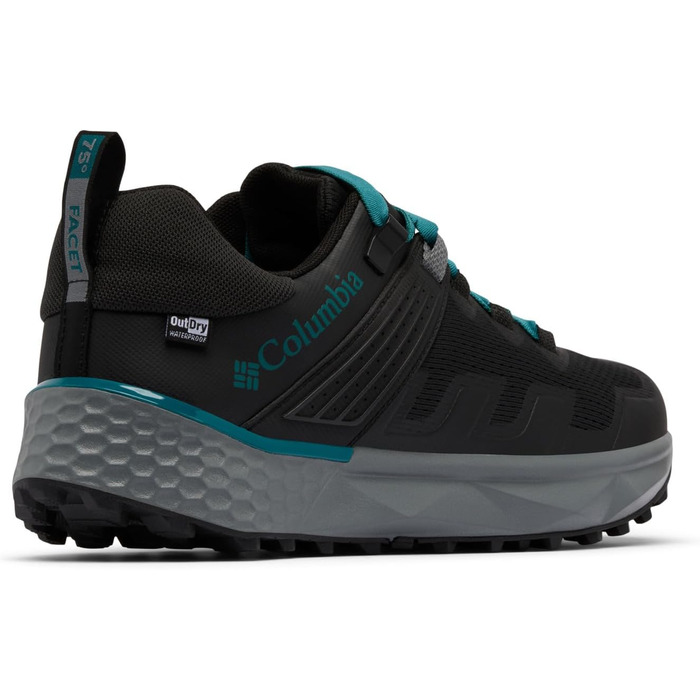 Черевики для трекінгу Columbia Facet 75 Outdry (Чорний, Синій) - Розмір 44.5 EU