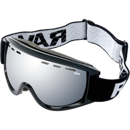 Гірськолижна маска RAVS Silver Flash, сумісна з шоломом