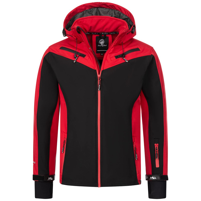 Чоловіча куртка софтшелл Rock Creek Outdoor H-286, червона, розмір 3XL