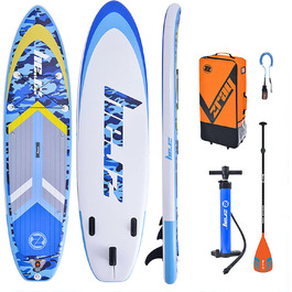 Надувна SUP-дошка Zray Camo Blue 10'8'' для дорослих, камуфляжна синя