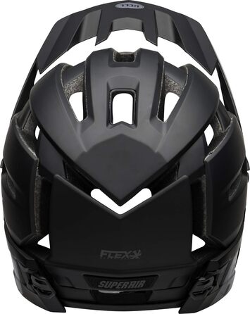 Велосипедний шолом Bell Super Air R Spherical для ендуро MTB, чорний матовий/глянцевий, розмір S (52-56 см)
