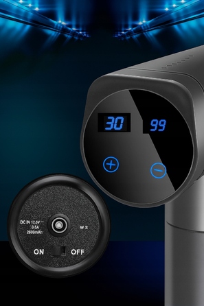 Перкусійний масажний пістолет Massage Gun Pro — масажер для спини, стоп та всього тіла