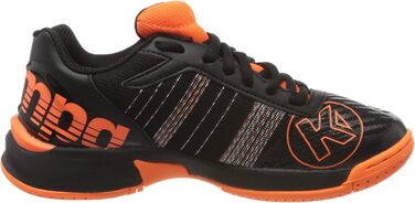 Дитячі гандбольні кросівки Kempa Attack Contender Junior (29 EU, чорний/флуоресцентний помаранчевий)