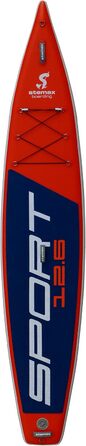 Надувна SUP-дошка Stemax Sport 12'6 для гонок, комплект із веслом і страховкою, Stand Up Paddle Board для спорту та відпочинку