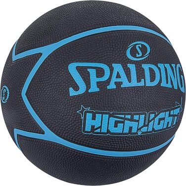 Баскетбольний м'яч Spalding Highlight 7 розмір, чорний, унісекс
