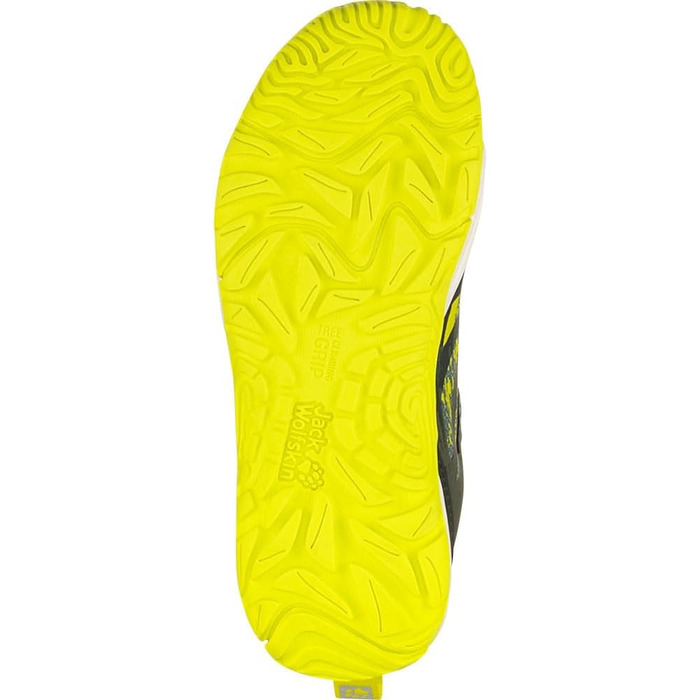 Дитячі трекінгові кросівки Jack Wolfskin Vili Action Low K (36 EU, Olive Green)