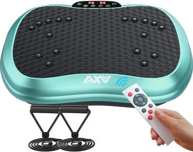 Вібраційна платформа для тренувань AXV: повне тіло, портативна, для схуднення та тонусу, домашня фітнес-студія