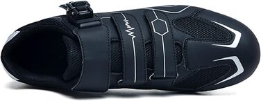 Чоловічі велотуфлі MTB для гірського велосипеда, сумісні з SPD, для їзди в приміщенні та на вулиці, з швидкою застібкою, 43 EU