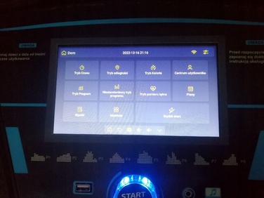 Електрична бігова доріжка FIT-NET 500 TFT з масажером, до 140 кг, 1-17 км/год