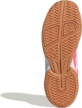 Дитячі кросівки Adidas Speedcourt Unisex для залу (розмір 35.5 EU, колір Solar Turbo Ftwr White Clear Pink)