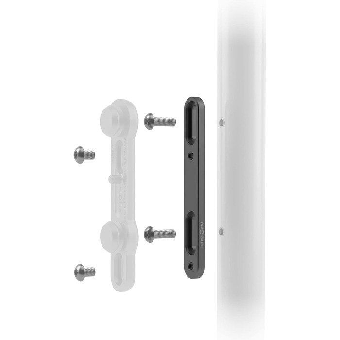 Пляшка для води Fidlock Twist 600 мл, алюмінієва, прозора з чорним з'єднувачем, стандартний розмір