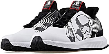 Дитячі кросівки Adidas RapidaRun Star Wars - Червоно-чорні (38 2/3 EU)