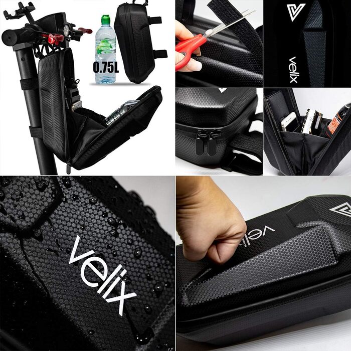 Електросамокат velix E-Kick 20 км/год, 350W, з рульовою сумкою, з дорожнім допуском eKFV