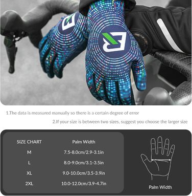 Велосипедні рукавички ROCKBROS для осені та зими, повні пальці, антиковзаючі, для їзди на велосипеді, походах, чоловічі та жіночі, розмір M-XXL