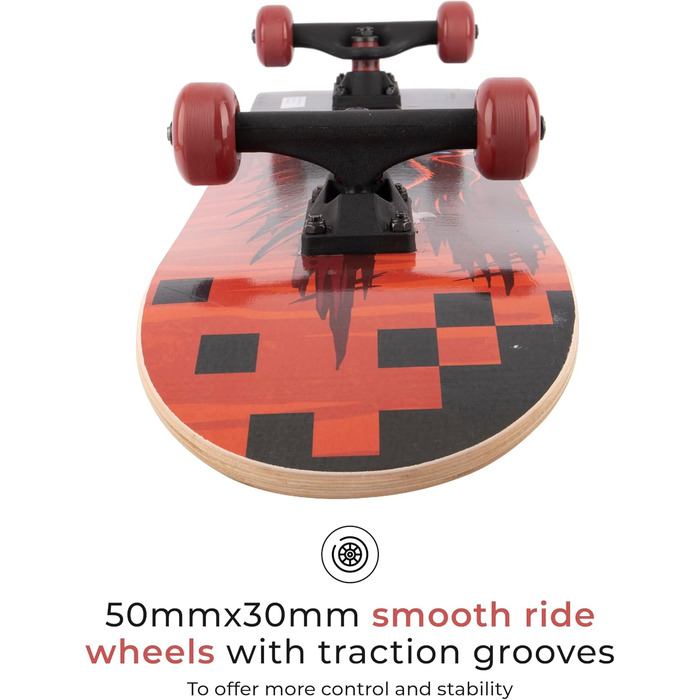 Скейтборд Tony Hawk 78.7 см Signature Series 1 - Професійний, 9-шарове аhornяне дек, з про-траками та повним гріптейпом для будь-якого рівня
