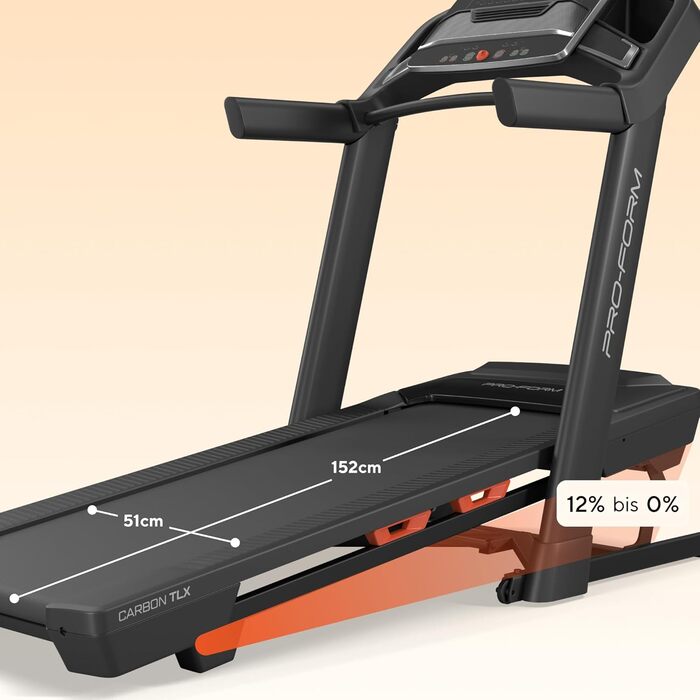 Бігова доріжка ProForm Carbon TLX - для ефективних кардіотренувань