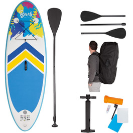 Дитяча SUP-дошка John Bondi Aquatic 52500, багатобарвна, набір для стоячого веслування