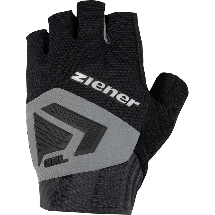 Чоловічі велоперчатки Ziener Curdin для гірського велосипеда та шосе, короткі, чорні