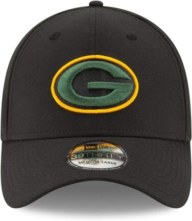 Кепка New Era 39Thirty Stretch-Fit NFL Green Bay Packers - Elements 2.0, чорний (S-M)