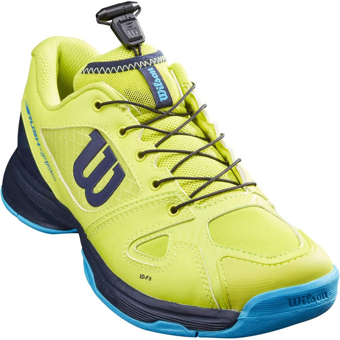 Тенісні кросівки Wilson RUSH PRO JR QL для дітей, універсальні, зелено-сині