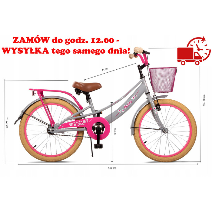 Дитячий велосипед TURBO Daisy 20