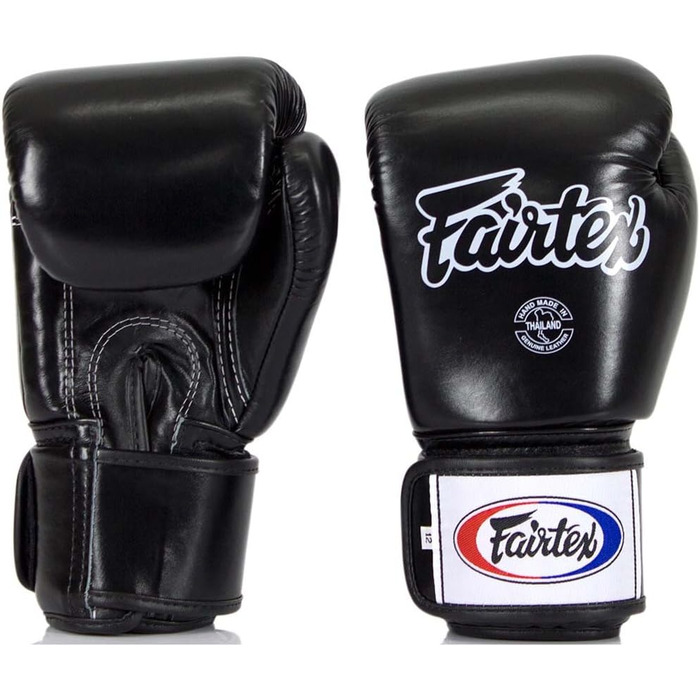 Боксерські рукавички Fairtex BGV-1 чорні для MMA, Муай Тай, Тайського боксу