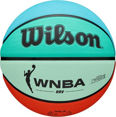 М'яч для баскетболу Wilson WNBA DRV Bright Outdoor, 6, Оранжевий/Телесний