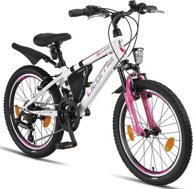 Гірський велосипед Licorne Bike Premium 20 дюймів, 18/21 швидкостей, для дівчат, хлопців, жінок і чоловіків