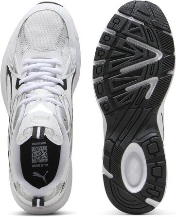 Кросівки Puma Milenio Tech чоловічі білі, чорні, срібні - 47 EU