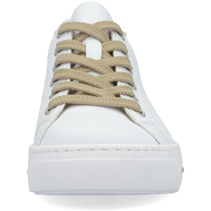 Кросівки жіночі Rieker L88W2 білі, низькі, 39 EU - зручне взуття для міста