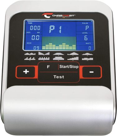 Велотренажер Christopeit Sport AL 2 Black Edition, 24 рівні, магнітна система 9 кг, LCD-дисплей, до 150 кг