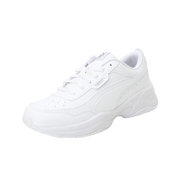 Жіночі кеди PUMA Cilia Mode White Silver — базові модні кросівки, білі зі сріблястими деталями, розмір 38 EU