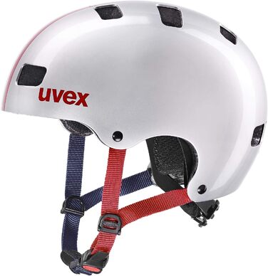 Велошолом Uvex Kid 3 для підлітків, унісекс, сріблястий, 55-58 см