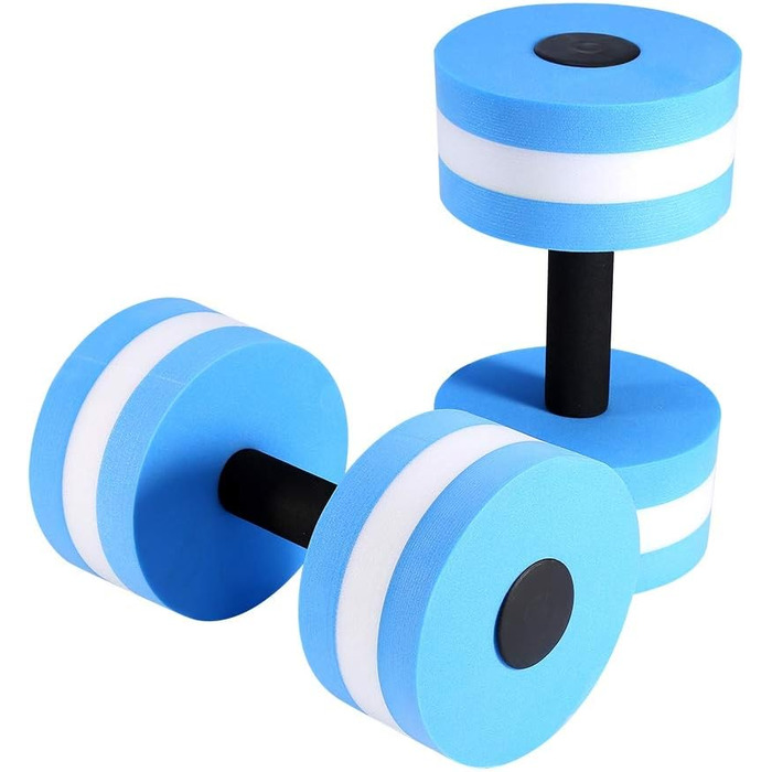 Водні гантелі Ruiqas, 1 пара: Eva, для аквааеробіки та фітнесу в басейні