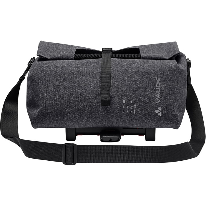 Велосумка VAUDE ReCycle Shopper Uniklip, чорна, універсальний розмір, на багажник