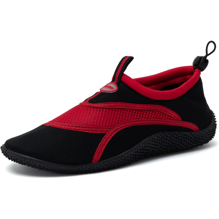 Шкарпетки для плавання JOMIX: унісекс, чорно-червоні, для дорослих та дітей, для басейну та пляжу, швидковисихаючі