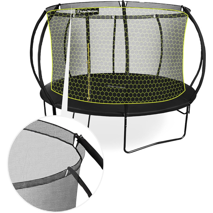 Трамплін гірський Hypermotion Outdoor для дітей 244/305/366/430/487 см - швидковисихаючий, водостійкий, велика пружність, для саду (діаметр 430 см / 14 футів)